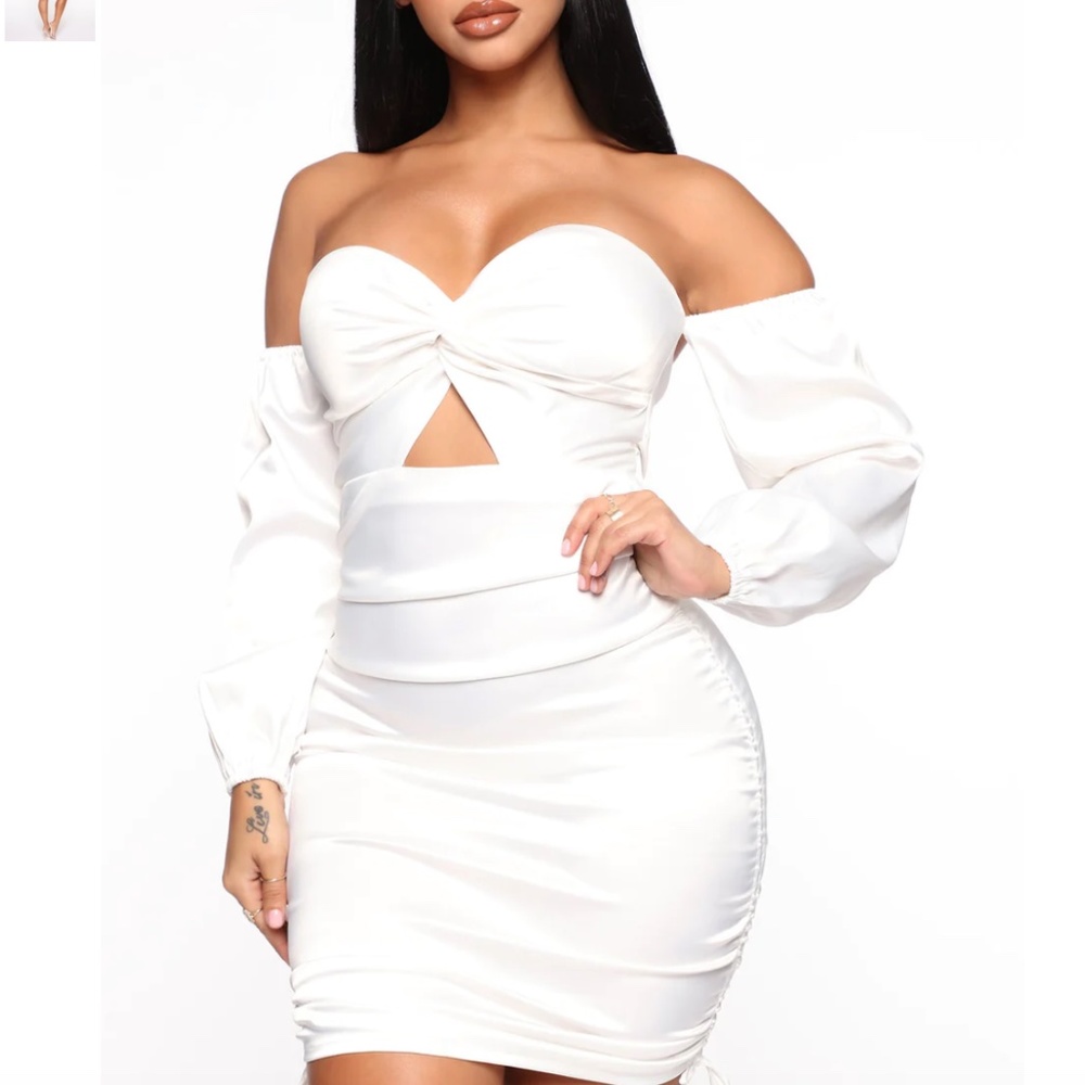 Satin mini dress